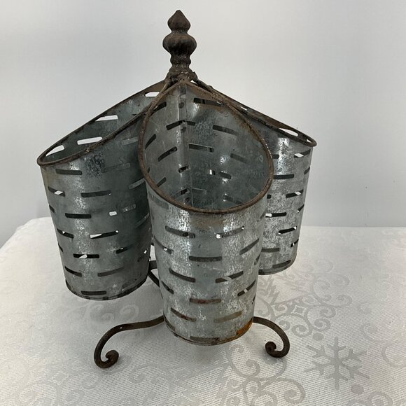 Metal 4-Compartment Organizer Swivel - Picture 1 of 7